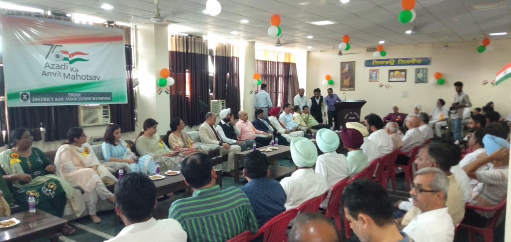 19th FREE MEGA MEDICAL CAMP  at BAR ROOM, DISTRICT BAR ASSOCIATION Bhatinda PUNJAB (15-08-2022)