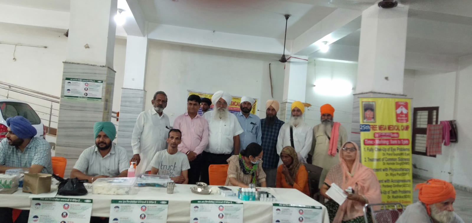 26TH FREE MEGA MEDICAL CAMP  at liberary Dadi Poti Park, Model Town Phase -3, Bathinda Punjab. (28-09-2022)