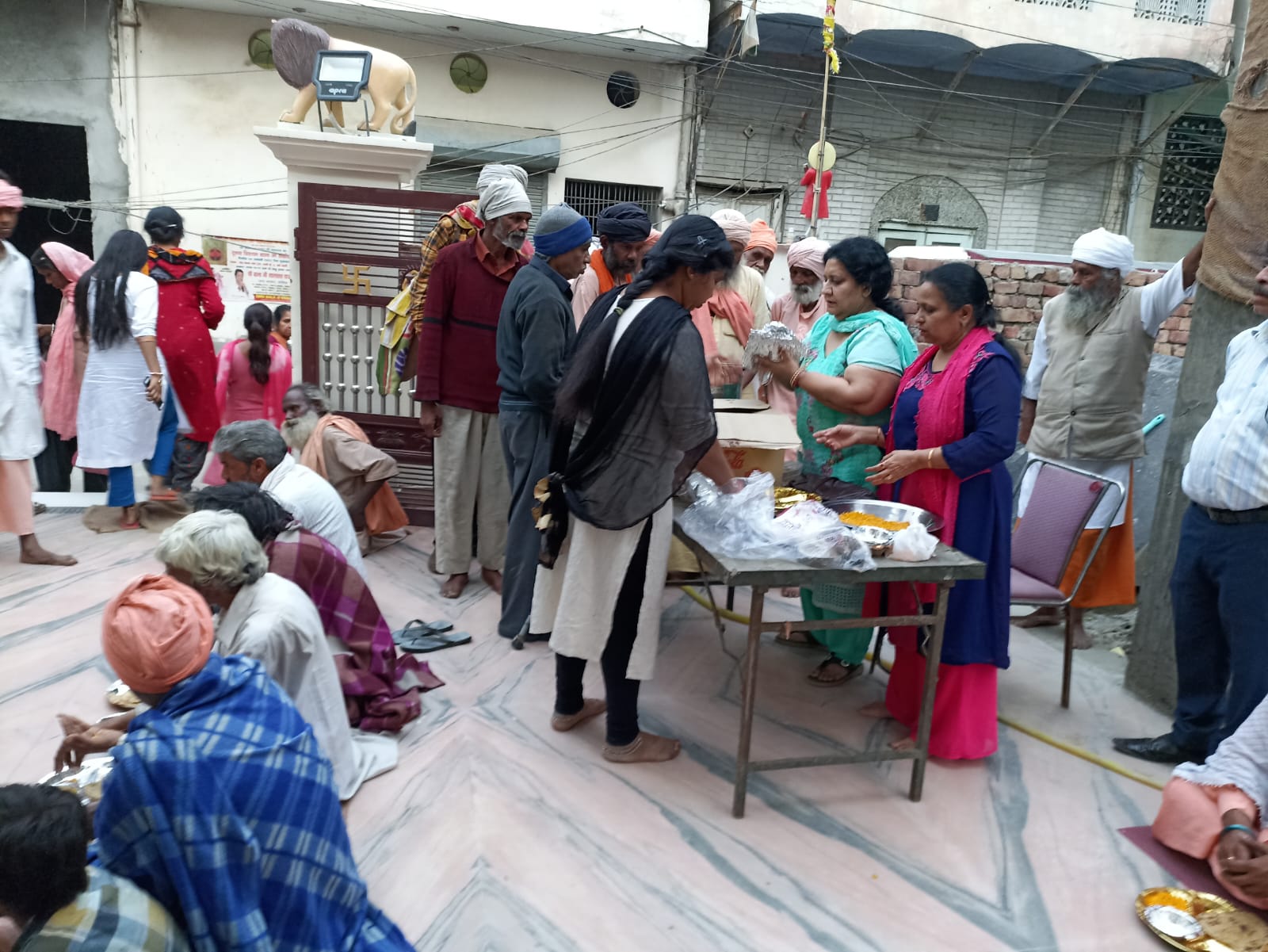 102nd Sankirtan and Sunderkand Paath was celebrated and organised with Bhandara (21.03.2023)