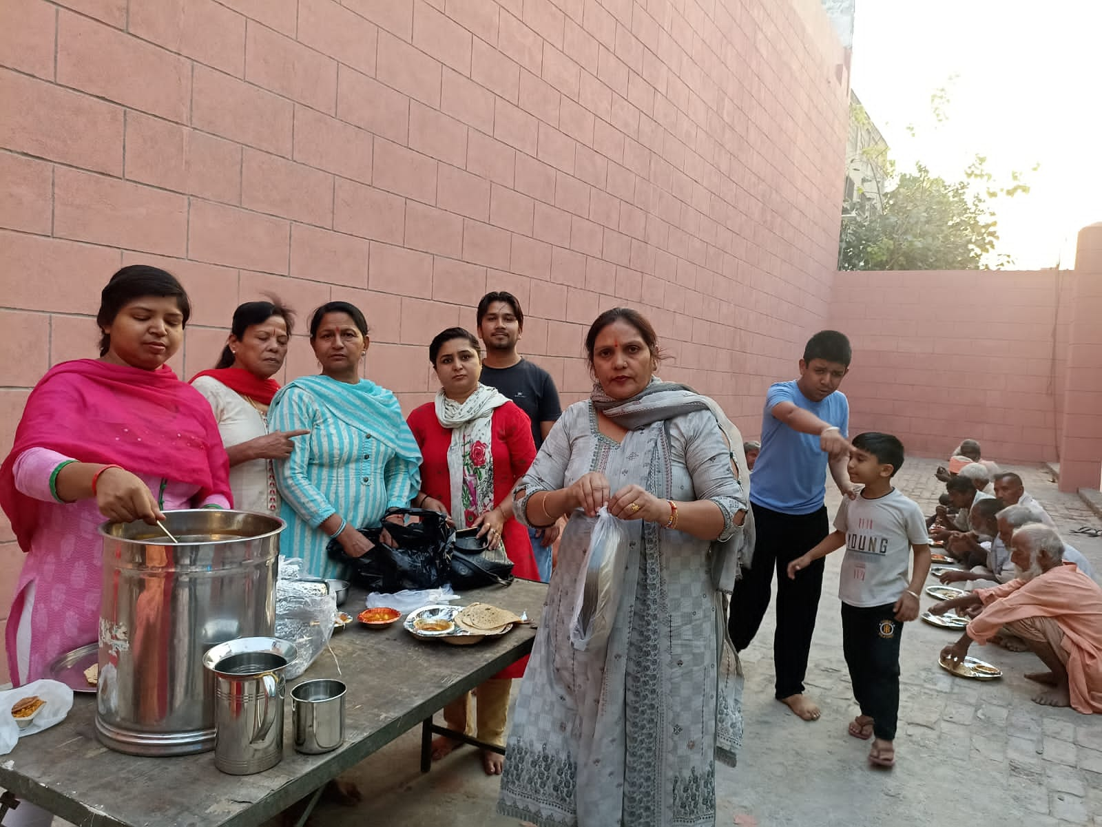 Sankirtan and Sunderkand Paath was celebrated and organised with Bhandara ( Every Tuesday )( 09.05.2023)