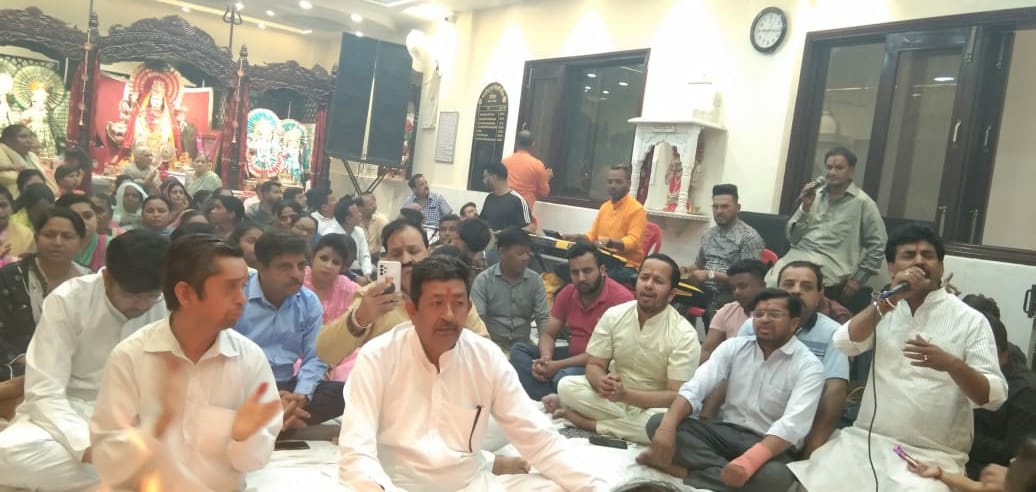 Shri Shyam Prabhu Khatu Wale ji’s Poornima Sankirtan was organized and celebrated by Prachin Durga Mata Mandir(10.05.2023)